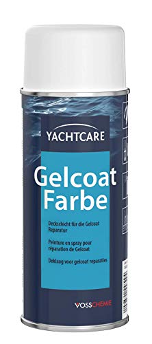 Yachtcare Gelcoat Farbe 400ML RAL 9010 - Glänzende Endversiegelung zum Sprühen für Gelcoat & GFK von Yachtcare