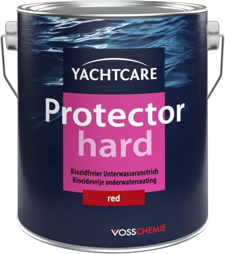 Yachtcare Unisex – Erwachsene Protector rot Biozidfreier Unterwasseranstrich, 2,5L Yachtcare Unisex – Erwachsene Protector rot Biozidfreier Unterwasseranstrich, 2,5L von Yachtcare