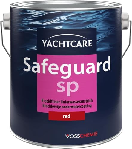 Yachtcare Unisex – Erwachsene Safeguard SP rot Biozidfreier Unterwasseranstrich, 2,5L Yachtcare Unisex – Erwachsene Safeguard SP rot Biozidfreier Unterwasseranstrich, 2,5L von Yachtcare