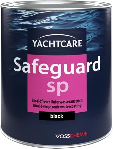 Yachtcare Unisex – Erwachsene Safeguard SP schwarz Biozidfreier Unterwasseranstrich, 750ml von Yachtcare