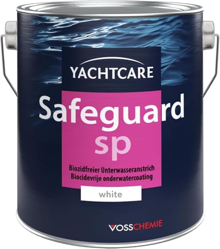 Yachtcare Unisex – Erwachsene Safeguard SP weiß Biozidfreier Unterwasseranstrich, 2,5L Yachtcare Unisex – Erwachsene Safeguard SP weiß Biozidfreier Unterwasseranstrich, 2,5L von Yachtcare