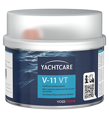 Yachtcare 2k Glasfaserspachtel 400g - Spachtelmasse für Boot, KFZ, Auto & DIY von Yachtcare