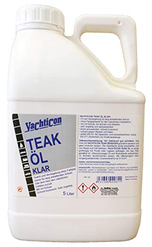 YACHTICON Teak Öl klar - Teakpflege 5 Liter YACHTICON Teak Öl klar - Teakpflege 5 Liter von YACHTICON