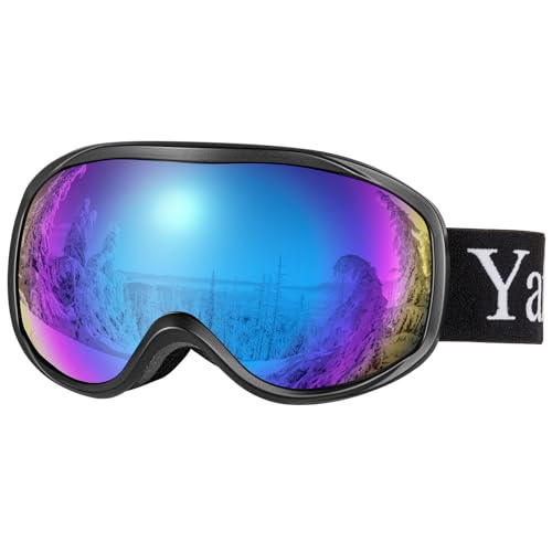 Yafaca Skibrille für Damen Herren, Anti-Beschlag Snowboardbrille mit Dual Lens, UV 400 Schutz Skibrille für Brillenträger, Kompatibler Helm Skibrille für Kinder Jungen Mädchen Yafaca Skibrille für Damen Herren, Anti-Beschlag Snowboardbrille mit Dual Lens, UV 400 Schutz Skibrille für Brillenträger, Kompatibler Helm Skibrille für Kinder Jungen Mädchen von Yafaca