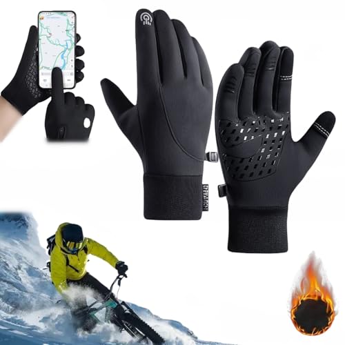 Yagerod Dodorado-Handschuhe, Dodorado-Winterhandschuhe, Premium-Thermohandschuhe, warme, wasserdichte Unisex-Winterhandschuhe für Touchscreens (Schwarz, XL) von Yagerod