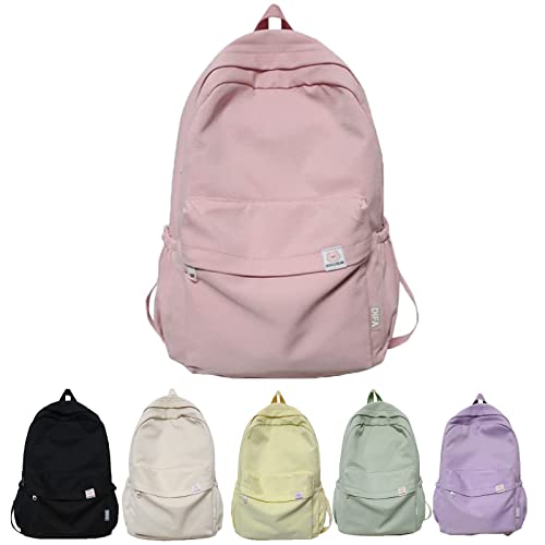 Yagerod Green Backpack Aesthetic Backpack Back to School Supplies for Teen Middle Girls Aesthetic Kawaii Cute Backpacks (pink Backpack) von Yagerod