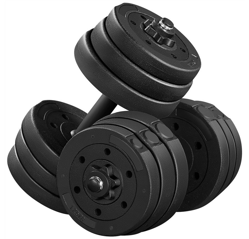 Yaheetech Hantel 2er Kurzhanteln Set 15/20/25/30 Kg, Hantelstangen Yaheetech Hantel 2er Kurzhanteln Set 15/20/25/30 Kg, Hantelstangen von Yaheetech
