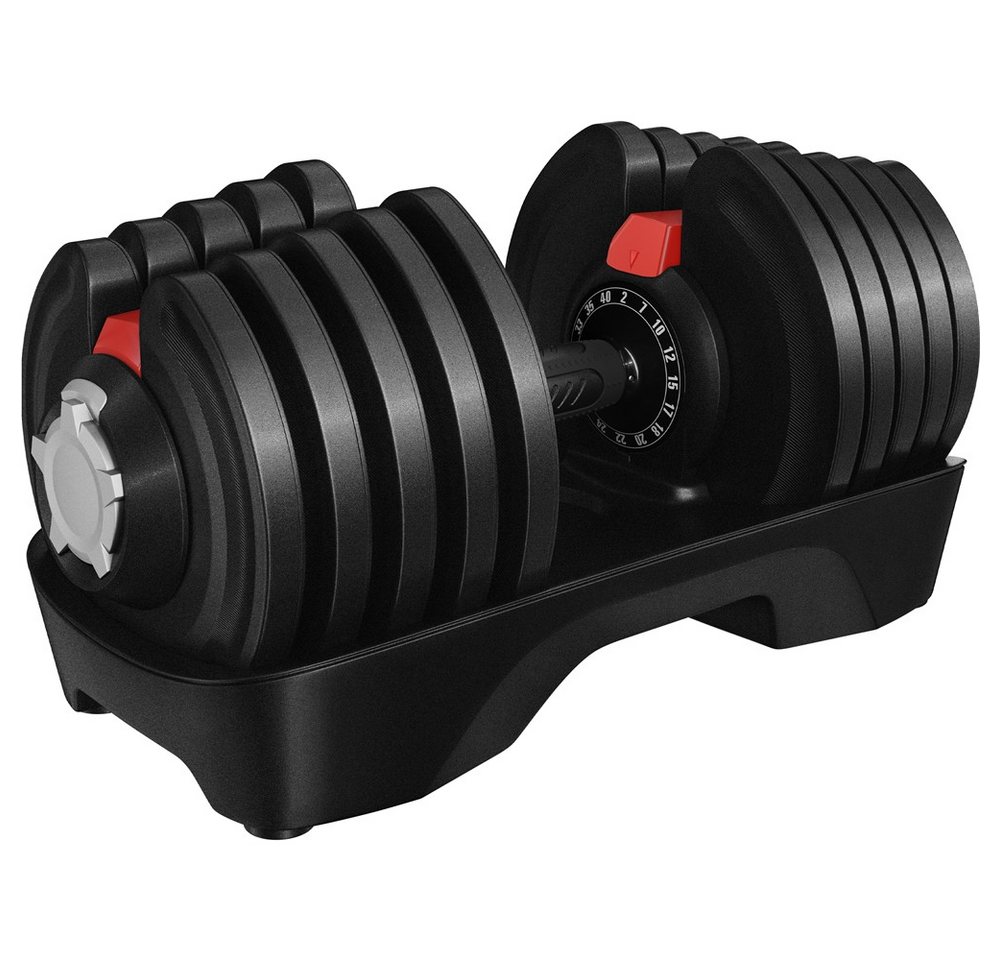 Yaheetech Hantel-Set 11/12/16-in-1 Kurzhanteln 12,5kg/18 kg/24 kg/40 kg, Verstellbare Hantel für Zuhause & Fitnessstudio Yaheetech Hantel-Set 11/12/16-in-1 Kurzhanteln 12,5kg/18 kg/24 kg/40 kg, Verstellbare Hantel für Zuhause & Fitnessstudio von Yaheetech