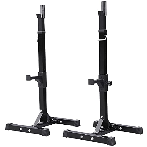 Yaheetech Hantelständer Verstellbare Hantelablage Langhantelablage Langhantelständer bis 250 Kg belastbar Metall Kniebeugenständer für Krafttraining Yaheetech Hantelständer Verstellbare Hantelablage Langhantelablage Langhantelständer bis 250 Kg belastbar Metall Kniebeugenständer für Krafttraining von Yaheetech