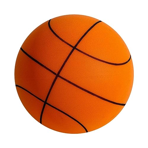 Silent Basketball Dribbling Indoor | Größe 7, 5, 3 Uncoated High Density Training Foa Ball | Easy to Grip Quiet Basketball for Various Indoor Activities von Yajimsa