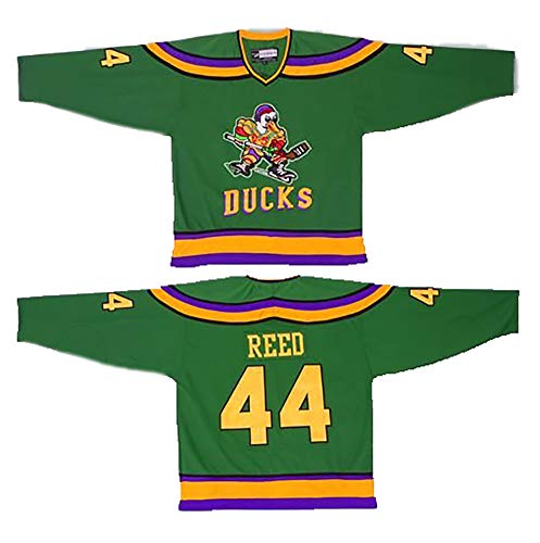 Yajun Fulton Reed #44 Mighty Ducks Film Eishockey Trikots Jersey NHL Herren Sweatshirts Atmungsaktiv T-Shirt Bekleidung,M von Yajun