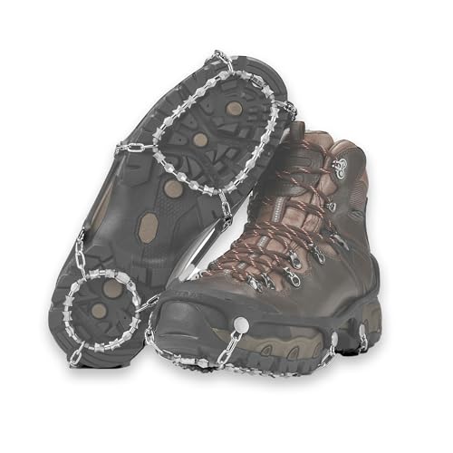 YakTrax, Schwarz Diamond Grip Eistrekker, groß, Large (Shoe Size: W 10.5+/M 9.5-12.5) von YakTrax