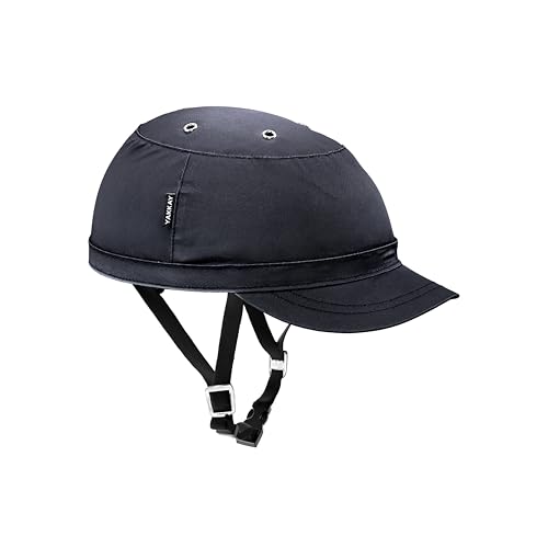 YAKKAY Paris Black Oilskin Cover + Helm | Fahrradhelm Cover & Smart Two Fahrrad Helm Set | Öltuch Helmmütze für Damen & Herren | Tauschbarer Helmüberzug (Bundle (Helm + Cover), L) YAKKAY Paris Black Oilskin Cover + Helm | Fahrradhelm Cover & Smart Two Fahrrad Helm Set | Öltuch Helmmütze für Damen & Herren | Tauschbarer Helmüberzug (Bundle (Helm + Cover), L) von Yakkay