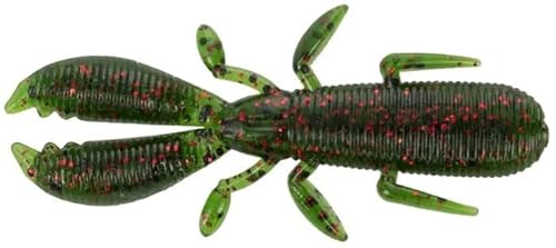 Covert Craw, 6,3 cm, 10 Stück, Wassermelone/Schwarz und Rot von Yamamoto