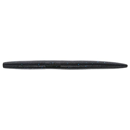 Gary Yamamoto Senko Black mit großer Blauer Flocke, 15,2 cm, 5 Stück Gary Yamamoto Senko Black mit großer Blauer Flocke, 15,2 cm, 5 Stück von Yamamoto