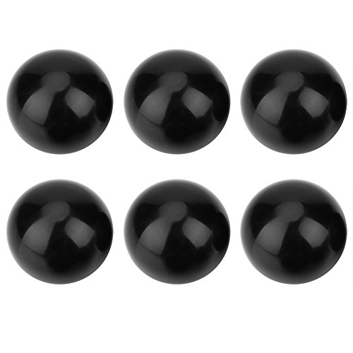 Kugelknopf, 6-TLG., Schwarze Kunststoffisolierung, M12, mit Gewinde, 40 mm Durchmesser, runder Griff, Kugelknopf für Werkzeugmaschinen Kugelknopf, 6-TLG., Schwarze Kunststoffisolierung, M12, mit Gewinde, 40 mm Durchmesser, runder Griff, Kugelknopf für Werkzeugmaschinen von Yanmis