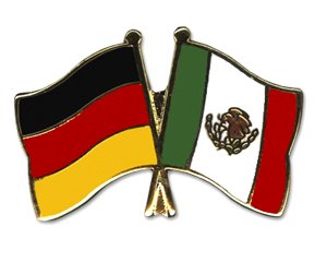 Yantec Pins 5er Pack Deutschland - Mexiko Freundschaftspin Flagge von Yantec Pins