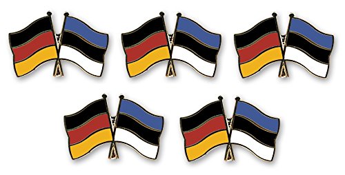 Yantec Pins 5er Pack Deutschland - Estland Freundschaftspin Flagge Yantec Pins 5er Pack Deutschland - Estland Freundschaftspin Flagge von Yantec Pins