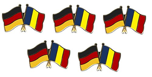 5er Pack Deutschland - Rumänien Freundschaftspin Yantec Pin Flagge 5er Pack Deutschland - Rumänien Freundschaftspin Yantec Pin Flagge von Yantec Pins