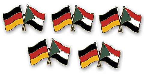 5er Pack Deutschland - Sudan Freundschaftspin Yantec Pin Flagge 5er Pack Deutschland - Sudan Freundschaftspin Yantec Pin Flagge von Yantec Pins