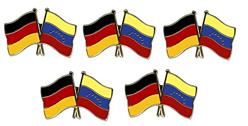 Yantec Pins 5er Pack Deutschland - Venezuela Freundschaftspin Flagge Yantec Pins 5er Pack Deutschland - Venezuela Freundschaftspin Flagge von Yantec Pins