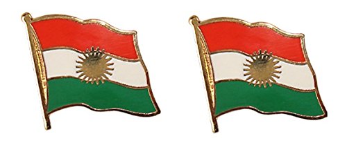 Yantec Flaggenpin 2er Pack Kurdistan Pin Anstecknadel Fahnenpin Yantec Flaggenpin 2er Pack Kurdistan Pin Anstecknadel Fahnenpin von Yantec Pins