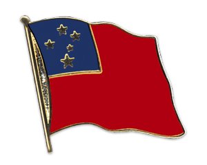 Yantec Flaggenpin Samoa Pin Flagge Yantec Flaggenpin Samoa Pin Flagge von Yantec Pins