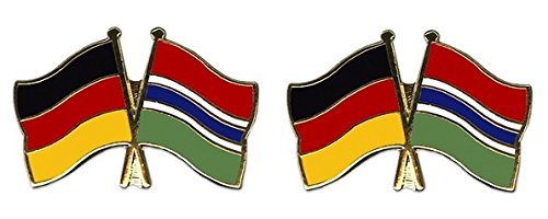 Yantec Freundschaftspin 2er Pack Deutschland Gambia Pin Anstecknadel Doppelflaggenpin Yantec Freundschaftspin 2er Pack Deutschland Gambia Pin Anstecknadel Doppelflaggenpin von Yantec Pins