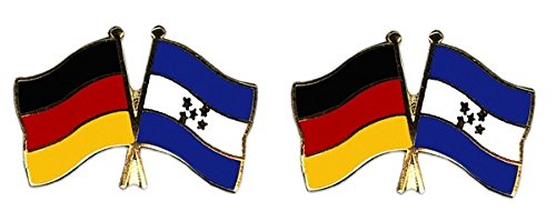 Yantec Freundschaftspin 2er Pack Deutschland Honduras Pin Anstecknadel Doppelflaggenpin von Yantec Pins