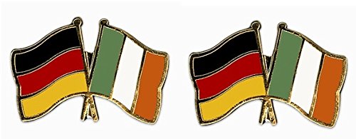 Yantec Freundschaftspin 2er Pack Deutschland Irland Pin Anstecknadel Doppelflaggenpin Yantec Freundschaftspin 2er Pack Deutschland Irland Pin Anstecknadel Doppelflaggenpin von Yantec Pins