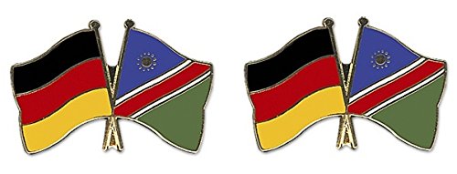 Yantec Freundschaftspin 2er Pack Deutschland Namibia Pin Anstecknadel Doppelflaggenpin von Yantec Pins