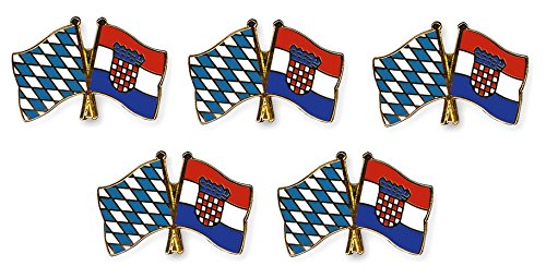 Yantec Freundschaftspin 5er Pack Bayern Kroatien Pin Anstecknadel Doppelflaggenpin Yantec Freundschaftspin 5er Pack Bayern Kroatien Pin Anstecknadel Doppelflaggenpin von Yantec Pins