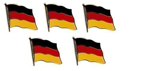 Yantec Pins 5er Pack Deutschland Flaggenpin Flagge von Yantec Pins