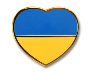 Yantec Pins Ukraine Herz Flaggenpin Flagge Anstecnadel Yantec Pins Ukraine Herz Flaggenpin Flagge Anstecnadel von Yantec Pins