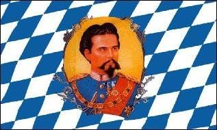 Yantec Bayern mit König Ludwig Flagge 60 * 90 cm Yantec Bayern mit König Ludwig Flagge 60 * 90 cm von Yantec