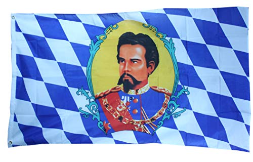 Yantec Outdoor - Hissflagge Bayern König Ludwig 90 * 150 cm Flagge von Yantec