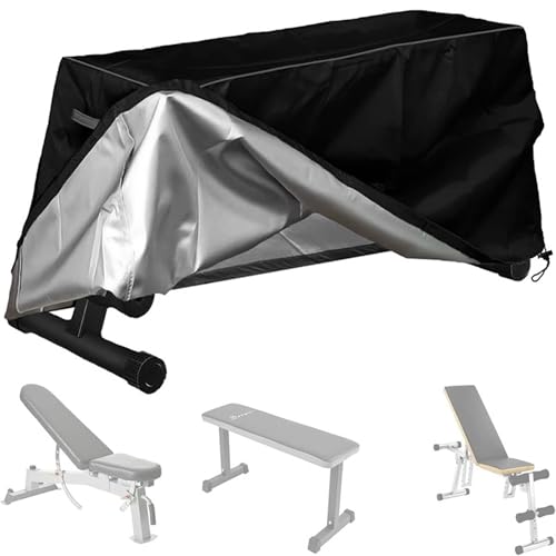 Gewicht Bankabdeckung 60x18x21 Zoll Oxford Stoff wasserdichte staubfeste Trainingsbankabdeckung mit Mesh-Entlüftung und Drawess-Bank-Bankabdeckung für Sit-up-Board von Yaoliucp