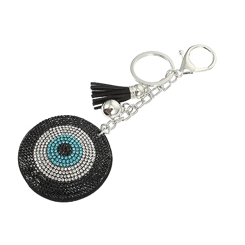 Yardenfun Schlüsselanhänger Schlüsselbund spaß glitzerstoff uniqone Glitter girsch Key Chains Blaue Armbänder funkeln dekorativer Haken Lanyard-Zubehör dekorative Haken Schlüsselringe Samt von Yardenfun