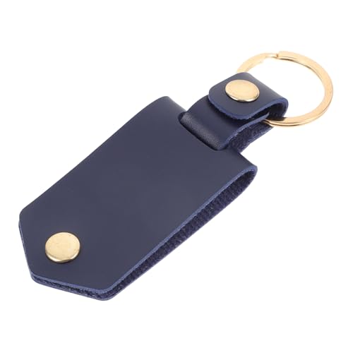Yardenfun Schlüsselanhänger Warnweste personalisiert schlusselanhager personalisierte Heißprägen Schlüsselschnalle Armband-Ring Schlüsselringe Schlüsselring aus PU-Leder Outdoor-Schnalle von Yardenfun