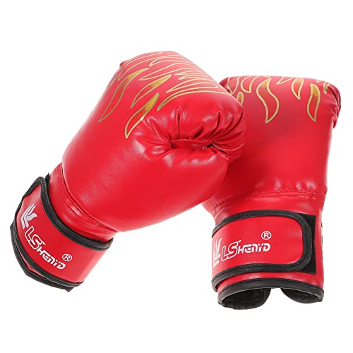 Yardwe 1 Paar Atmungsaktive Boxhandschuhe Für Schützendes Sparring Handpolster Rot Ideal Für Boxtraining Und Krafttraining Hoher Optimale Bewegungsfreiheit von Yardwe