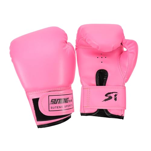 Yardwe 1 Paar Boxhandschuhe für Fußmaske Boxbandagen Boxen Boxhandschuhe Sandsackhandschuhe Thailändischer Handschuh für Kleinkinder Boxhandschuhe Schwamm Rosy von Yardwe