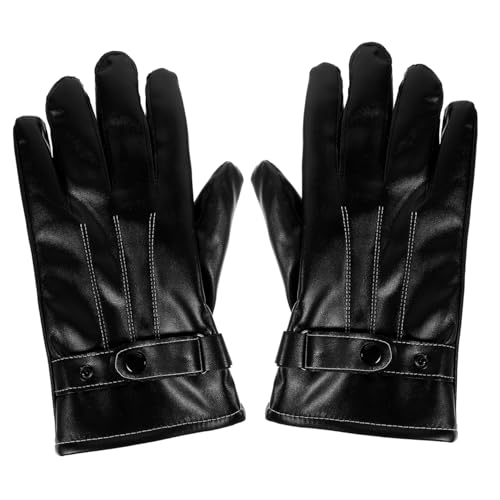 Yardwe 1 Paar Handschuhe befreien Winddichte Angelhandschuhe Winddichte Fitnesshandschuhe thermohandschuhe Thermal Gloves verschleißfeste Angelhandschuhe verschleißfeste Reithandschuhe Pu von Yardwe