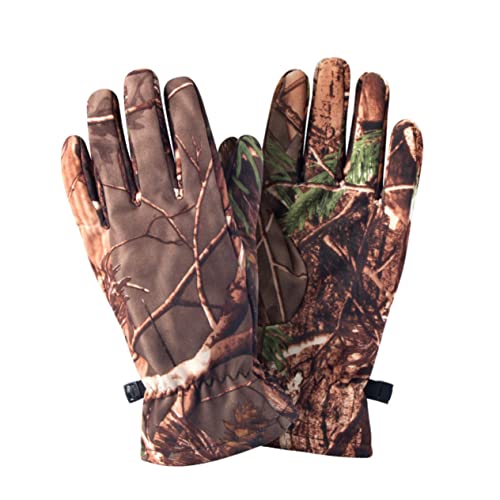 Yardwe 1 Paar Tarn Jagdhandschuhe Für Herren Vollfinger Outdoor Handschuhe rutschfeste Und Atmungsaktive Jagdausrüstung Ideal Für Jagd Angeln Und Outdoor Aktivitäten von Yardwe