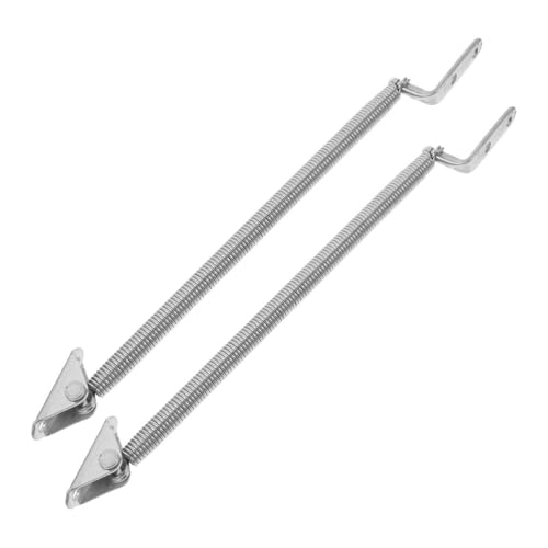 Yardwe 1 Satz Kabinentürfeder Haltegriff Feder Für Bootslukenlift Gardinenhaken Meeresluke Riegel Tor Bootstürfeder Kabinendeckel Lukenliftfeder Marine-lukenfeder Edelstahl 304 Silver 2st von Yardwe