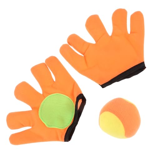 Yardwe 1 Satz Klebezieltafel Für Kinder Wurfspiel Spiele Fangen Ballspiel Werfen Outdoor- Und Familie Spiel Fangen Spiele Für Kinder Bälle Für Kinder Polyester Orange von Yardwe