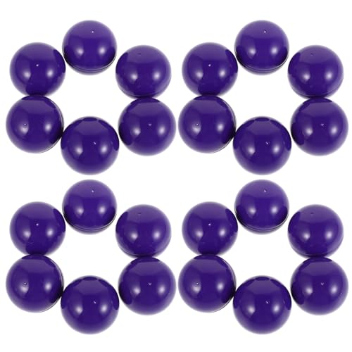 Yardwe 1 Satz Offene Lotteriekugel Tischtennisball Glücksspiel Ersatz Für Bingokugeln Pongbälle Aus Kunststoff Tombola Zahlenkugeln Ersatz Tombola Bälle Preisbälle PVC Violett 50 Stück von Yardwe