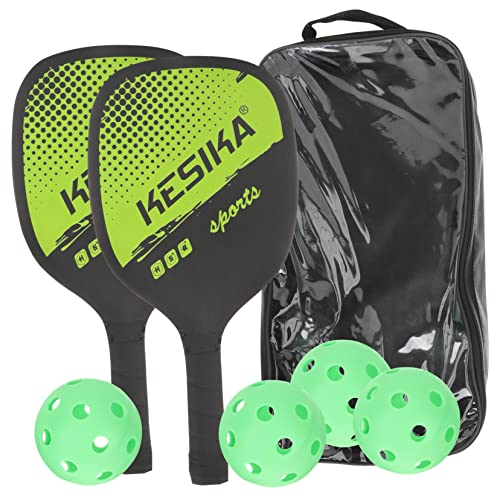 Yardwe 1 Satz Pickleball-Schläger Essiggurke Tennis Pickleball-Netze Outdoor-Pickleball-Bälle Pickleball-Paddel sportspiele Sport Spiele Professionelles Bälleset Pickleball-Zubehör Abs von Yardwe