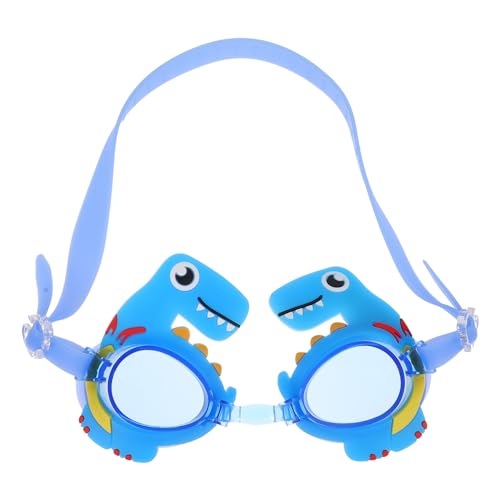 Yardwe 1 Stück Tierförmige Schwimmbrille Wasserdichte Anti-nebel-schwimmbrillen (blau) von Yardwe