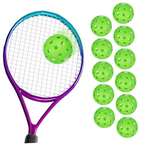 Yardwe 12 STK Pickleball Übungsbälle Baseball üben Baseball trainieren Baseball Flugwiderstand Baseball Schlagtraining Ball Hohle Übungsgolfbälle Trainingsball PVC Green von Yardwe