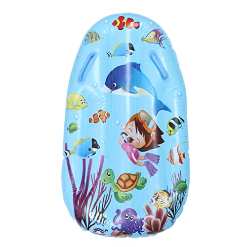 Yardwe 1Stk Schwimmendes Surfbrett am Strand Surfbrett Surfboard wasserbahn Wasserspielzeug aufblasbare Liege strandbett schwimmendes Surfbrett im Schwimmbad Blue von Yardwe